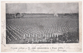 IV. SLET VŠESOKOLSKÝ V PRAZE 1901, Prostná cvičení