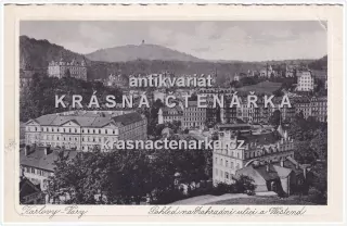 KARLOVY VARY (pohled na Zahradní ulici a Westend)