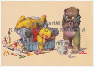 MEDVĚDI propadli pití (il. Salač Ludvík Alois)