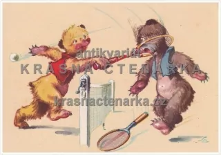 MEDVĚDI hrají tenis (il. Salač Ludvík Alois)
