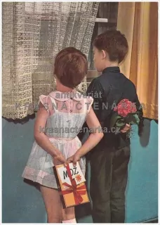 DĚTI jdou přát k MDŽ (Mezinárodní den žen)