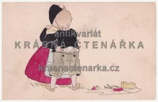 RUČNĚ MALOVANÁ pohlednice