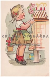 DÍVENKA s bábovkou