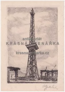 BERLÍN - UMĚLECKÝ TISK (Funkturm)
