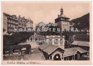 KARLOVY VARY (Tržní kolonáda se Zámeckou věží)