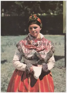 DÁMA v kroji (Nevěsta z okolí Plzně)