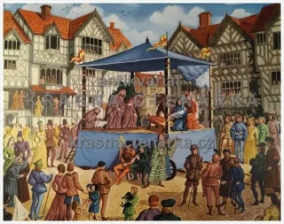 Macmillan's History Pictures: A MIRACLE PLAY, 15th C.