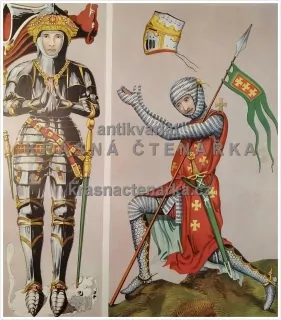 Macmillan's History Pictures: SIR RICHARD VERNON AND CRUSADING KNIGHT, 15th AND 13th C.
