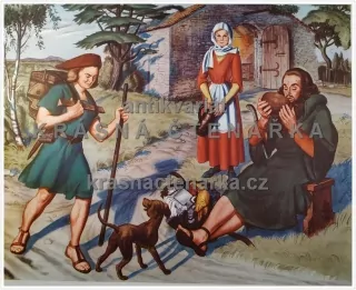 Macmillan's History Pictures: A "GOOD PULL-UP" FOR WAYFARERS, 14th C.