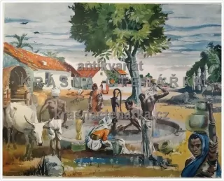 Macmillan's History Pictures: HOMES OF RICE GROWERS IN INDIA