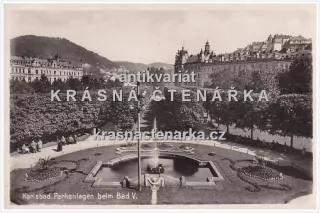 KARLOVY VARY (park u Lázní V.)