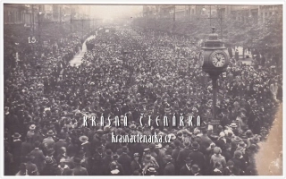 PRAHA, Společný 1. máj 1918