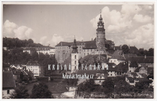ČESKÝ KRUMLOV, Pohled na zámek