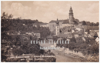 ČESKÝ KRUMLOV, Pohled na zámek