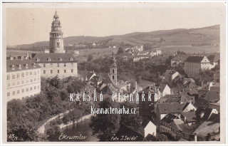 ČESKÝ KRUMLOV, Pohled na zámek