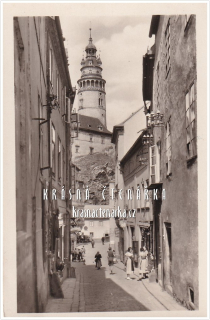 ČESKÝ KRUMLOV, Radniční ulice a zámek