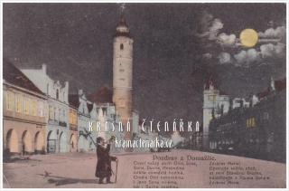 DOMAŽLICE, Náměstí za úplňku i s ponocným