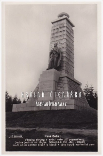 KLENČÍ POD ČERCHOVEM, Pomník Jindřicha Šimona Baara