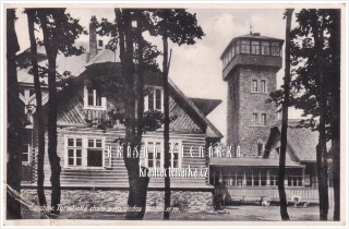 Hora ČERCHOV, Kurzova rozhledna a chata KČT