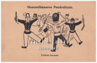 HUMMELHANSOVA PENDREKIADA, Cvičení dorostu