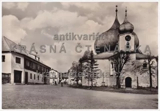 ŽELEZNÁ RUDA (Pohled na kostel Panny Marie Pomocné)