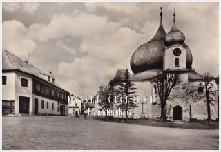 ŽELEZNÁ RUDA, Pohled na kostel Panny Marie Pomocné
