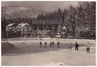 ŠPIČÁK - ŽELEZNÁ RUDA (Pohled na hotel Prokop)