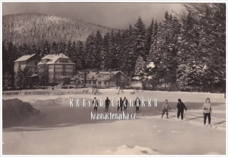 ŠPIČÁK - ŽELEZNÁ RUDA (Pohled na hotel Prokop)