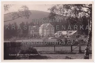 ŠPIČÁK - ŽELEZNÁ RUDA (Pohled na hotel Prokop)