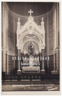 JIŘÍKOV - FILIPOV, Bazilika Panny Marie Pomocnice křesťanů - oltář
