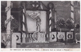 PŘEROV, Obranný muž na nádraží v Přerově