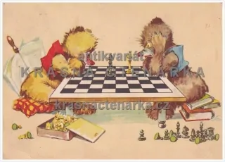 MEDVĚDI hrají šachy (il. Salač Ludvík Alois)