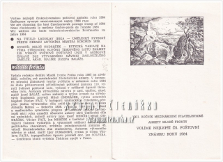 Volíme nejlepší čs. poštovní známku roku 1984