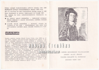 Volíme nejlepší čs. poštovní známku roku 1985
