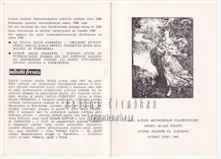 Volíme nejlepší čs. poštovní známku roku 1986