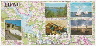 Vodní nádrž LIPNO s mapkou