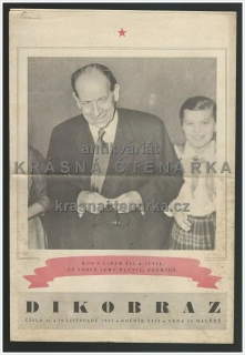 Časopis DIKOBRAZ, 1957, číslo 46 a Antonín Zápotocký
