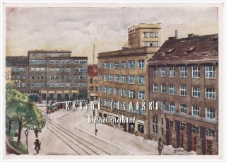 OSTRAVA na ilustrované pohlednici, Nádražní třída