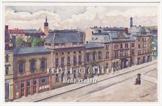 OSTRAVA na ilustrované pohlednici