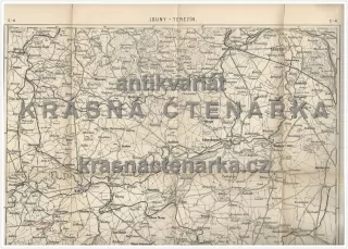 MAPA: LOUNY - TEREZÍN