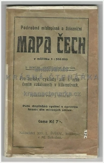 MAPA: MÍSTOPISNÁ MAPA ČECH