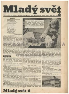 Týdenní noviny pro mládež MLADÝ SVĚT 1936 - 1937, ročník 8. (38 čísel)