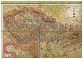 MAPA: REPUBLIKA ČESKOSLOVENSKÁ