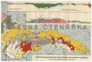 Přehledná geologická mapa ČESKOSLOVENSKÉ REPUBLIKY 