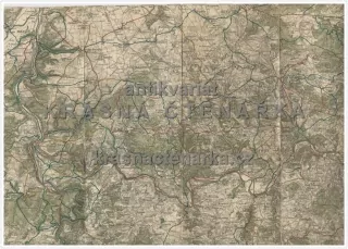 MAPA: ZBRASLAV - PYŠELY - BENEŠOV