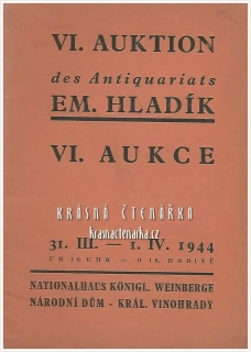 Aukční katalog, VI. KNIŽNÍ AUKCE 1944