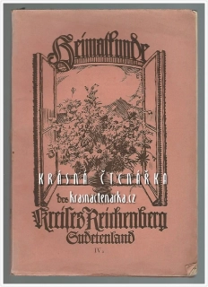 HEIMATKUNDE DES KREISES REICHENBERG in Sudetenland IV-5 (Liberecko)