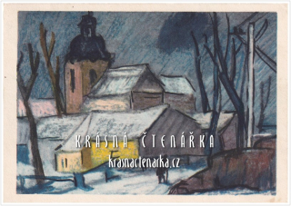 Přání VÁNOČNÍ či NOVOROČNÍ (il. Holub O.)