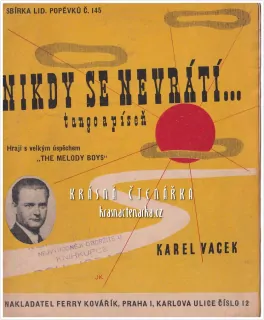 Píseň NIKDY SE NEVRÁTÍ POHÁDKA MLÁDÍ