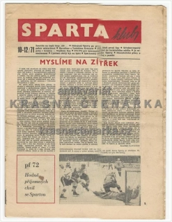 SPARTAKLUB 10-12 / 1971, Občasník velké rodiny přátel slavného klubu